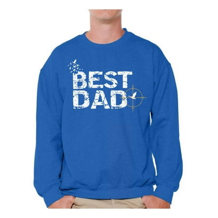 Awkward Styles Best Dad Sweater Hunter Crewneck for Him Best Daddy Clothes Collection Hunting Lovers Gifts Cute Gifts for Father Hunter's Sweater for Dad Best Father Ever Crewneck Best Husband