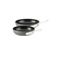 thumbnail image 1 of All-Clad HA1 Hard Anodized Non Stick Fry Pan Set 2 Piece, 8, 10 Inch, Induction, Oven Broiler Safe 500F, Pots and Pans Set, Kitchen Frying Pans, Skil, 1 of 8