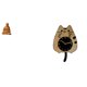 thumbnail image 1 of Estatua del Corazón de Jesús Figura Católica Figura de Jesús Reloj de Pared Reloj de Pared Decorativo Gato Resina Artística Madera Acrílico de, 1 of 8