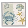thumbnail image 3 of Stupell Industries Sea Casts Its Spell Quote Blue Crab Seashells, 24 x 24, Design by Stephanie Workman Marrott, 3 of 5