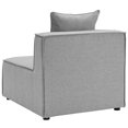 thumbnail image 3 of Lounge Sectional Sofa Set, Fabric, Grey Gray, Modern Contemporary Urban Design, Outdoor Patio Balcony Cafe Bistro Garden Furniture Hotel Hospitality, 3 of 10