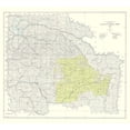 thumbnail image 3 of USDA 22x20 Black Modern Framed Museum Art Print Titled - Clearwater National Forest Idaho - USDA 1961, 3 of 5
