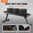 thumbnail image 2 of VEVOR Banc de Musculation Plat Pliable Banc d'Entraînement de Force pour Entraînement Complet du Corps, 2 of 9
