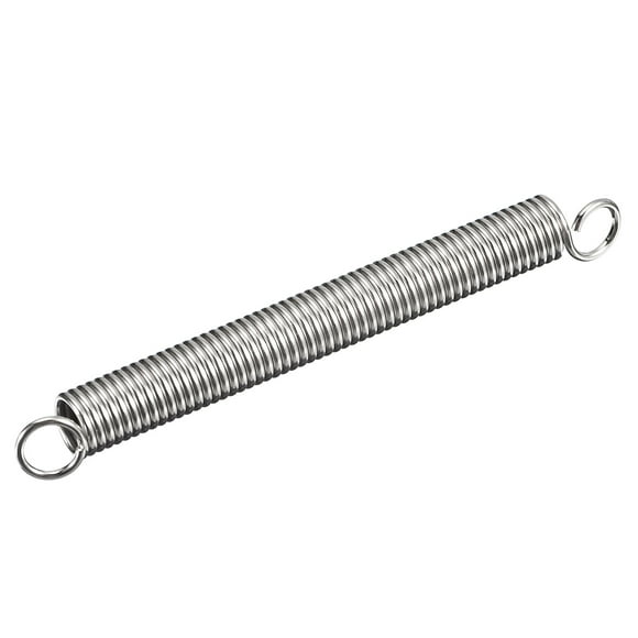 Unique Bargains Extended Spring (0.035'x0.25'x2.5'/0.9x6.35x63.5mm), Spring Steel Dual Hook Tension Springs