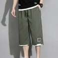 thumbnail image 4 of Bjutir Summer Casual Shorts Men Shorts With Pockets Plus Size Pants Green L, 4 of 6