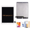 thumbnail image 1 of A-MIND for iPad Pro 9.7 2016 A1673 A1674 A1675 LCD Display Touch Screen Assembly Replacement Parts, Tablet Front Panel & LCD Screen Repair,with Free Tool Set + Screen Protector (White), 1 of 4
