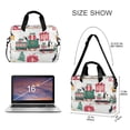 thumbnail image 3 of FORMRS 16" Laptop Bag Carrying Sleeve Case with Handle Travel Shoulder Briefcase, Christmas Train, 3 of 8
