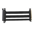 thumbnail image 2 of PCIE 4.0 X16 Riser Cable, 128Gbps High Speed PCI E 4.0 Flexible Extender Card Extension Port, 180 Degree Adapter, GPU Graphics Card Extension Cable for RTX 4090 Ti 8900 XT, 2 of 7