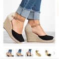 thumbnail image 1 of Sandalias de verano con hebilla de tacón alto y cuña, cómodas y transpirables, sandalias de mujer, 1 of 5