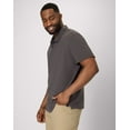 thumbnail image 2 of Hanes Moves Men's Short Sleeve Performance Polo Grey Encore M, 2 of 10
