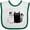 White and Green, variant on Inktastic Valentines Day Cat Couple Girls Baby Bib