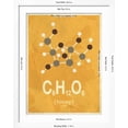 thumbnail image 5 of Art.com Molecule Honey Art Print, White Frame Wall Art, 32" x 40", 5 of 5