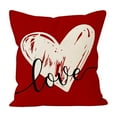 thumbnail image 3 of TACILIP Valentines Day Gifts, V-alentine's Day Pillow Cover for Home Living Room Sofa Decoration Pillowcase, Gifts for Women, 3 of 6