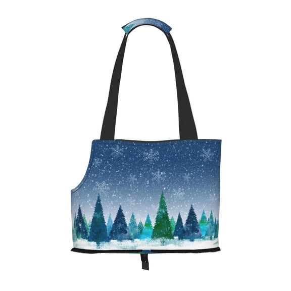Xecao Christmas Trees for Cat Carrier Small Dog Handbag: The Ideal Travel Companion for Your Pet