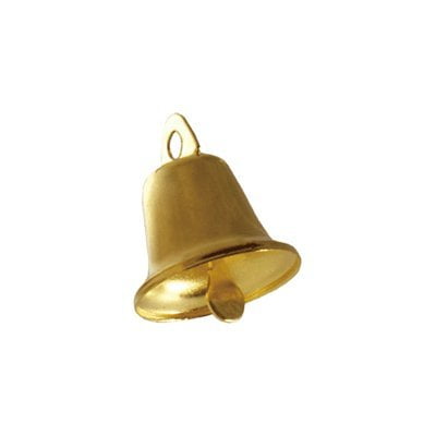 Christmas Shining Liberty Bells Gold or Silver (Gold, 25 mm - 6 pcs)