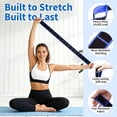 thumbnail image 5 of Unique Bargains Stretch Strap for Yoga Stretching with 8 Loops for Stretching  Blue, 5 of 8