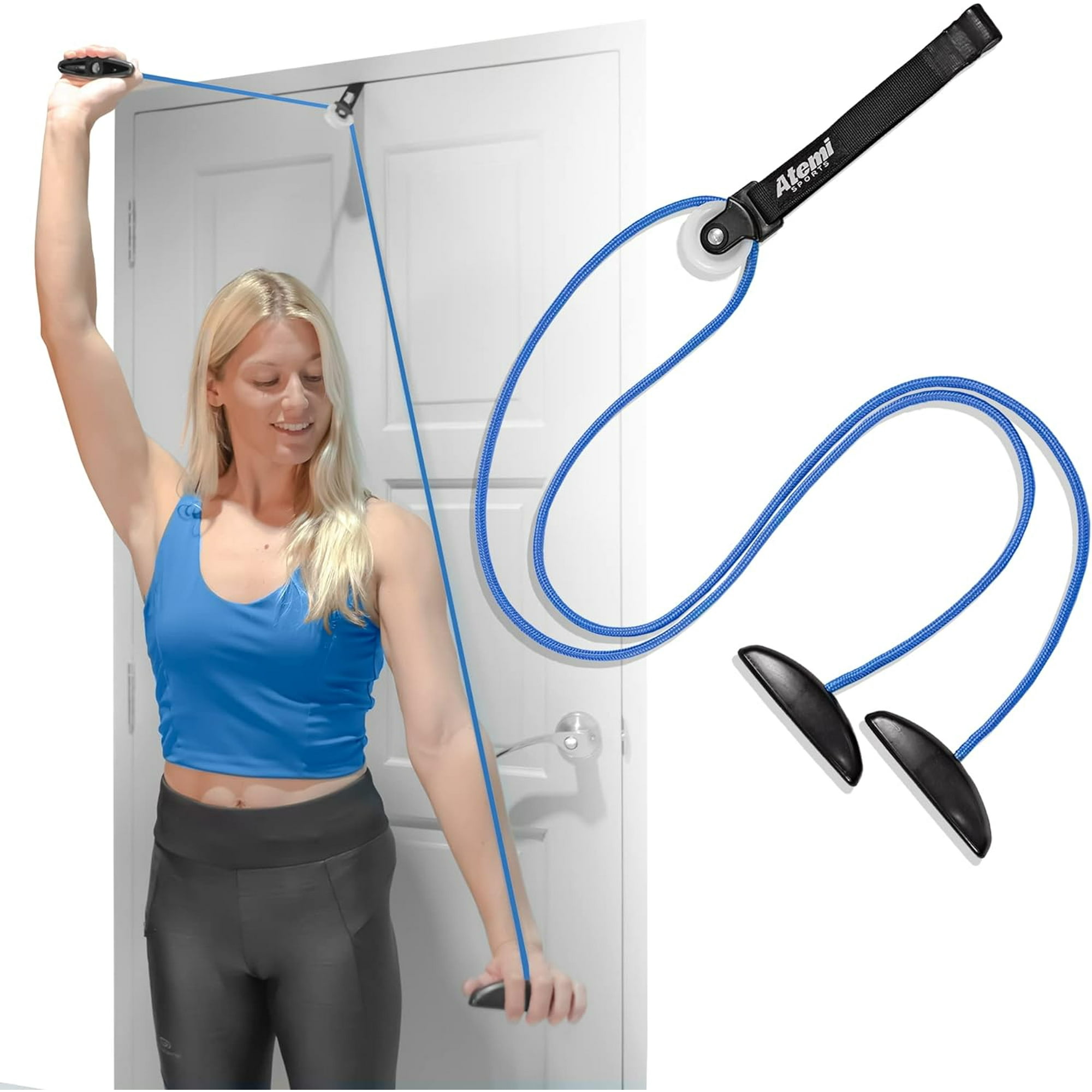 GHSDFBB Shoulder Pulley Over the Door Physical Therapy System Rotator Cuff Exerciser Exercise Pulley for Shoulder Rehab Over the Door Exercise
