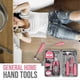 thumbnail image 4 of Pink Home Repair Tool Kit - Portable Hand Tool Set with Hammer, Vise, Wrenches & More - Ideal for D, 4 of 5