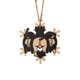 thumbnail image 2 of Adorno Colgante de Copo de Nieve con Trasero de Gato | Adorno Navideño con Forma de Trasero de Gato | Amuleto Navideño con Huella de Pata | Regalo Único para Amantes de Los Gatos | Decoración Festiva, 2 of 2