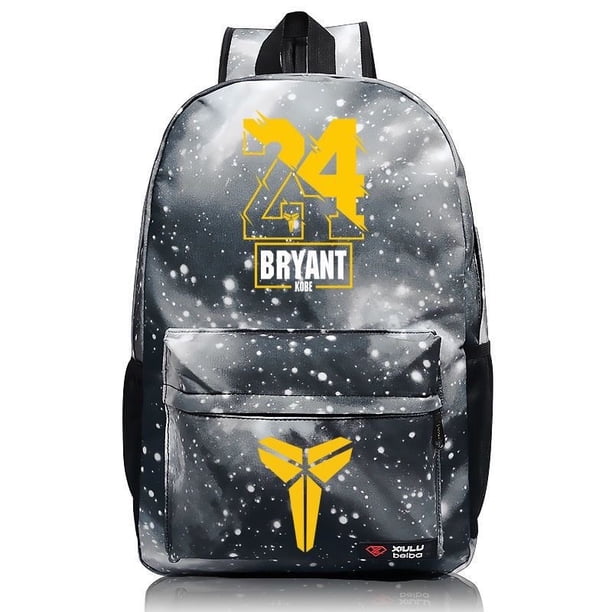 Mochila SANMU estilo casual NBA Kobe Black Mamba PU Leather
