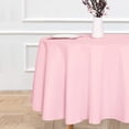 thumbnail image 2 of LAICAIW Round Tablecloth-90 Inch-Water Resistant Spill Proof Washable Polyester Table Cloth Decorative Fabric Table Cover for Dining Table, Buffet Parties and Camping, Pink, 2 of 7