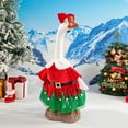 thumbnail image 5 of Christmas Goose Yard Decorations Outdoor Waterproof Garden Statue Holiday Porch Ornament for Festive Party Decoration with Pet Attire, 5 of 9
