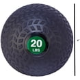 thumbnail image 3 of Fitvids 20 Pound Weighted Medicine Ball for Home Gym Training and Fitness, Green, 3 of 5
