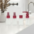 thumbnail image 5 of Unique Bargains Travel Container Set 5 PCS Rose Red, 5 of 5