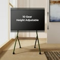 thumbnail image 3 of FITUEYES Mobile TV Stand Stylish Storage Corner TV Cart Mount for TVs Up to 78 Inch, 3 of 3