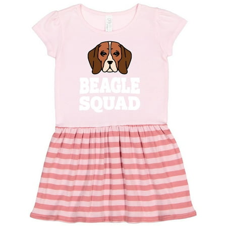 

Inktastic Dog Beagle Squad Gift Toddler Girl Dress