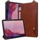 thumbnail image 5 of Funda de cuero con correa para la mano y función atril para Lenovo Tab P12, color gris, marrón y multicolor, 5 of 5