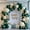 Green White Gold, variant on Emerald Green and Gold Balloons Arch Kit, Double Stuffed Dark Hunter Forest Green Pearl Sand White Metallic Gold Balloons for Wedding First Communion Birthday Graduation Party Decorations