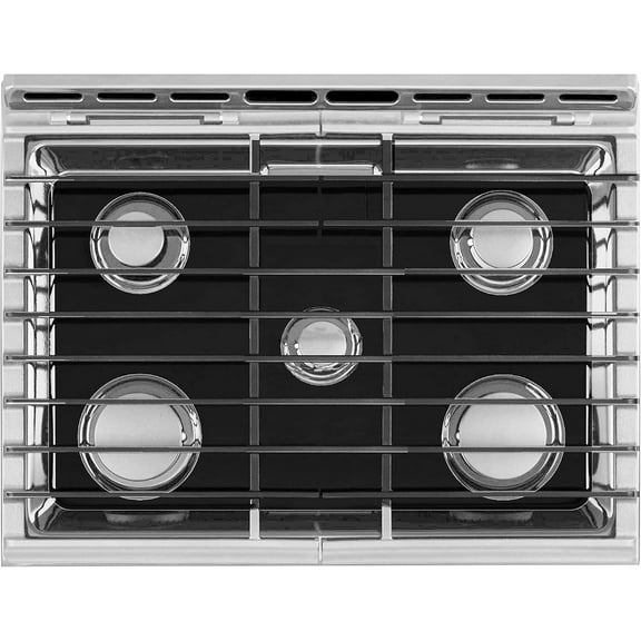 Premium Plus Stove Protectors for KitchenAid Gas Range Model KFGG500ESS3, Custom Cut, Easy to Clean Stove Liner, Made in the USA.