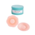 thumbnail image 3 of 6 Paires de Bandes de Poitrine en Silicone Invisibles, Bandes de Poitrine en Silicone pour Femmes, Réutilisables, (3 Paires Rondes + 3 Paires de Fl), 3 of 5