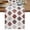 Red, variant on Green Geometric Cotton Linen Table Runner for Dining Kitchen, Vintage Moroccan Rhombic Bohemia Gray Wedding Outdoor Party Tablerunners, Dresser Scarf Coffee Tablecloth Runners 13x108 Inches