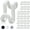 White, variant on Clothes Hanger Connector Hooks 20 PCS, Space Saving Hanger Hooks, Heavy Duty Plastic Hanger Hooks Space Saver, Cascading Hanger Hooks for Organizer Closet