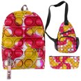 thumbnail image 1 of Kmbangi 3Pcs Fidget Bag Sensory Chest Bag School Backpack Bookbag Handbag, 1 of 2
