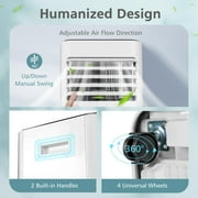 Giantex 8000 BTU (5000 BTU DOE) 250 sq ft Portable Air Conditioner, White