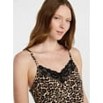 thumbnail image 5 of Joyspun Women’s Dreamy Soft Collection Lace Trim Knit Cami and Shorts Set, Sizes XS-3X, 5 of 6
