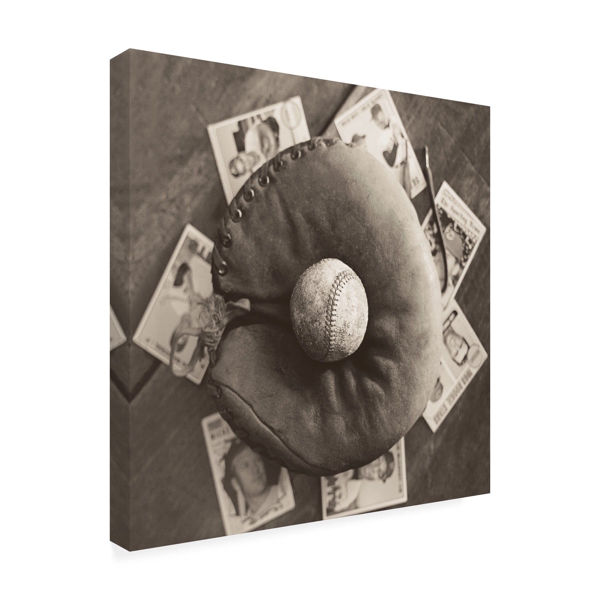 Trademark Fine Art 'Baseball Nostalgia III' Canvas Art by Judy B. Messer