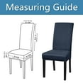 thumbnail image 5 of Clearance! Seat Covers for Dining Chairs Dining Chair Covers Chair Slipcover Super Fit Stretch Kitchen Chairs Slipcovers Removable Washable Chairs Seat Slipcover for Dining Room Kitchen Banquet, 5 of 5