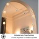 thumbnail image 3 of Guirnalda de Luces Led Marroquíes - 5 Metros, con Enchufe o Funciona con Pilas, 20 Leds Blanco Cálido, Bolas Orientales, Decorativas Plateadas, 3 of 5