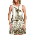 thumbnail image 1 of Fotbe Dutch Windmill Vestido de Verano sin Mangas para Mujer – Vestido Midi Línea A, Estilo Camiseta Floral, Vestido Playero Casual y Fluido, 1 of 7