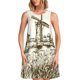 thumbnail image 1 of Fotbe Dutch Windmill Vestido de Verano sin Mangas para Mujer – Vestido Midi Línea A, Estilo Camiseta Floral, Vestido Playero Casual y Fluido, 1 of 7