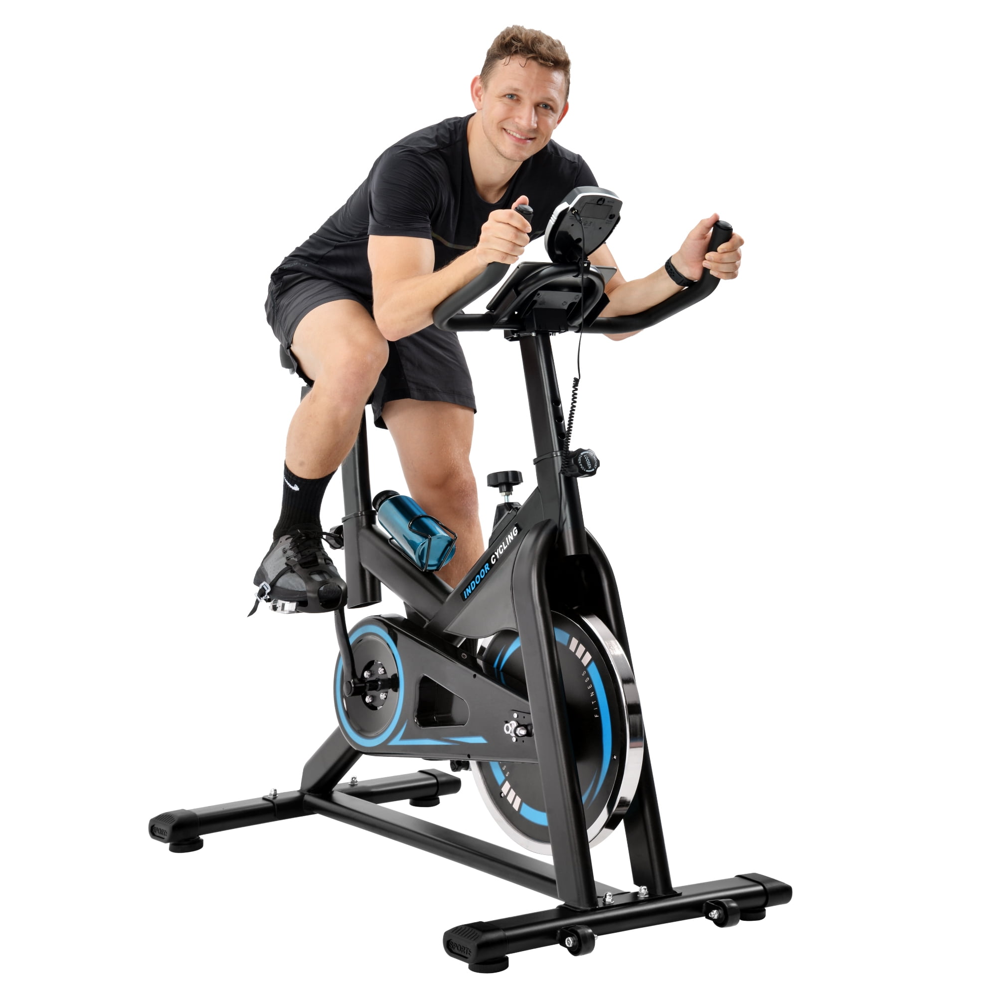 Details about   Pro Indoor Bicycle Cycling Fitness Gym Cardio Workout Stationary Exercise Bike 