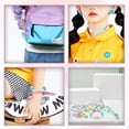 thumbnail image 4 of Un paquete de cuentas de colores acrílicos, colores mezclados mate transparentes, 4 of 5