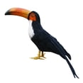 thumbnail image 5 of Pájaro Artificial Plástico Falso Paisaje Decoración en Miniatura Jardín Hogar Estatuil Navidad 9 perfecl Pájaro artificial, 5 of 5