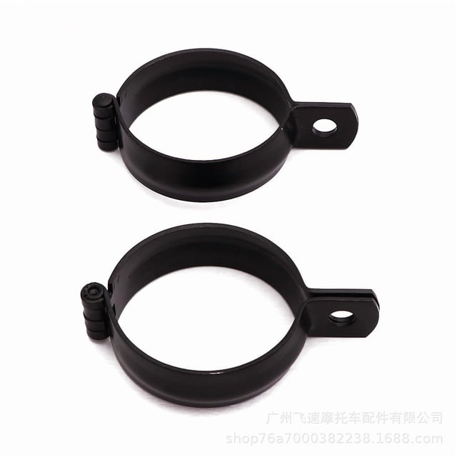 2 soportes de metal para luces intermitentes de motocicleta, ángulos ajustables, compatibles con modelos de motocicleta, intermitentes negros.