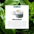 thumbnail image 6 of Better Homes & Gardens Blue Mint & Basil 2-Wick Gray & White Ombre Ceramic Jar Candle with Citronella, 17oz, 6 of 9