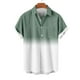 thumbnail image 3 of Mens Casual Manga Corta Botón Abajo Camisas Turndown Cuello Blusa de Impresión, Poliéster Ligero Top de la Moda para el Verano Al Aire Libre Y el Uso Diario, 3 of 6